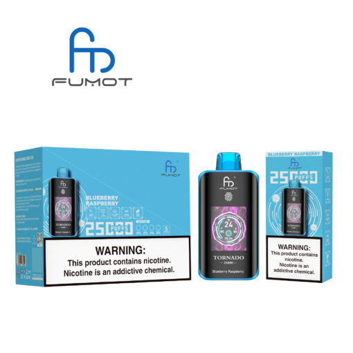 FUMOT Tornado 25000 Blueberry Raspberry - Kép 4
