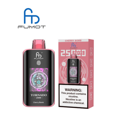 Fumot Tornado 25000 Cherry Bomb - Kép 3