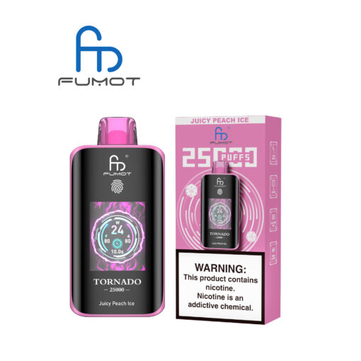 FUMOT Tornado 25000 Juicy Peach Ice – Bild 3