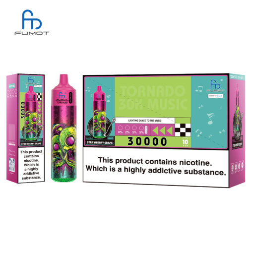 Fumot Tornado 30K Music Strawberry Grape – Bild 3