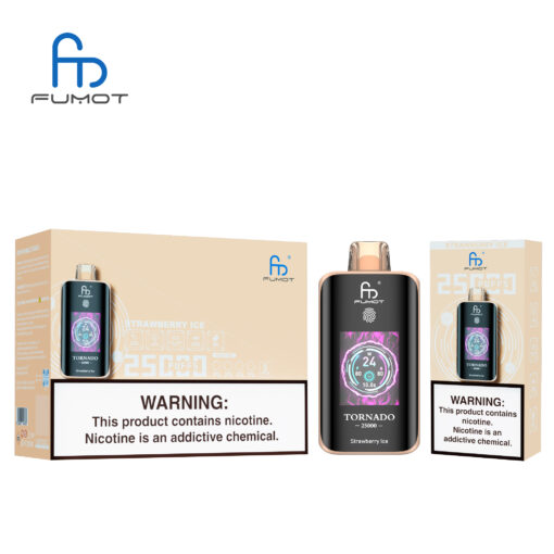 Fumot Tornado 25000 Strawberry Ice – Bild 4