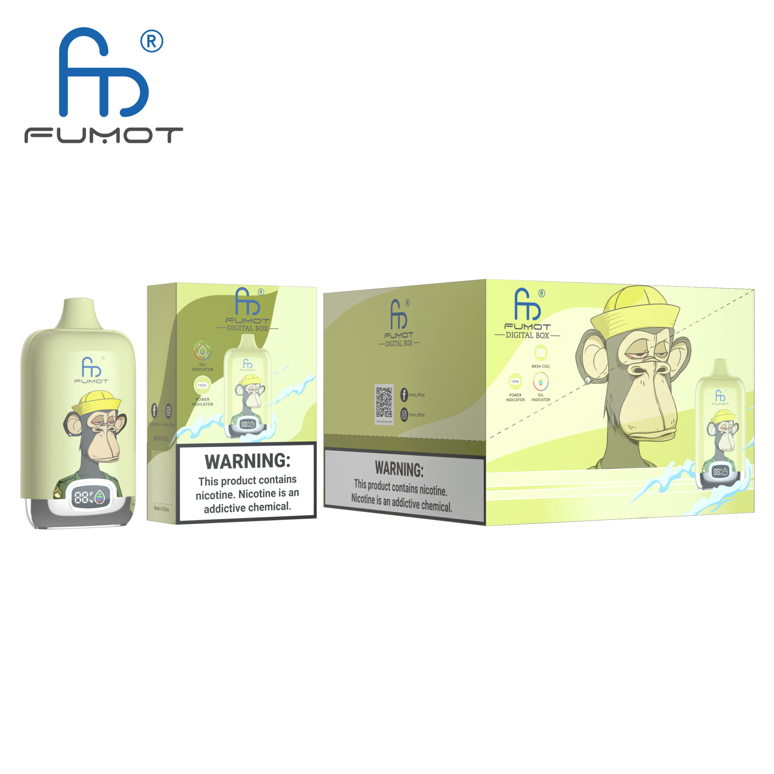 RandM Digital Box 12000 Lemon & Lime - obrazek 3