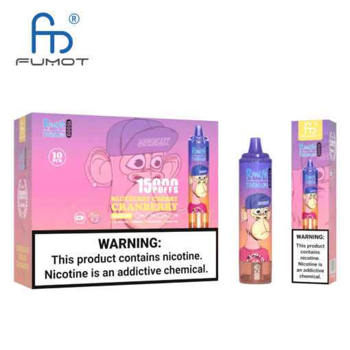 RandM Tornado 15000 Blueberry Cherry Cranberry - Kép 4