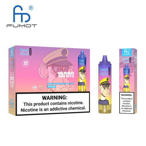 RandM Tornado 15000 Peach Blueberry Candy - Kép 4