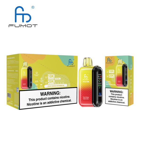 Fumot Tornado 20000 Peach Mango Watermelon - Kép 4
