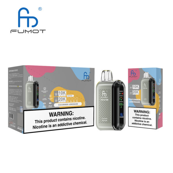Fumot Tornado 20000 Cucumber Lemonade - immagine 4