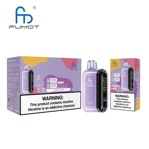 Fumot Tornado 20000 Cherry Lime - Kép 4
