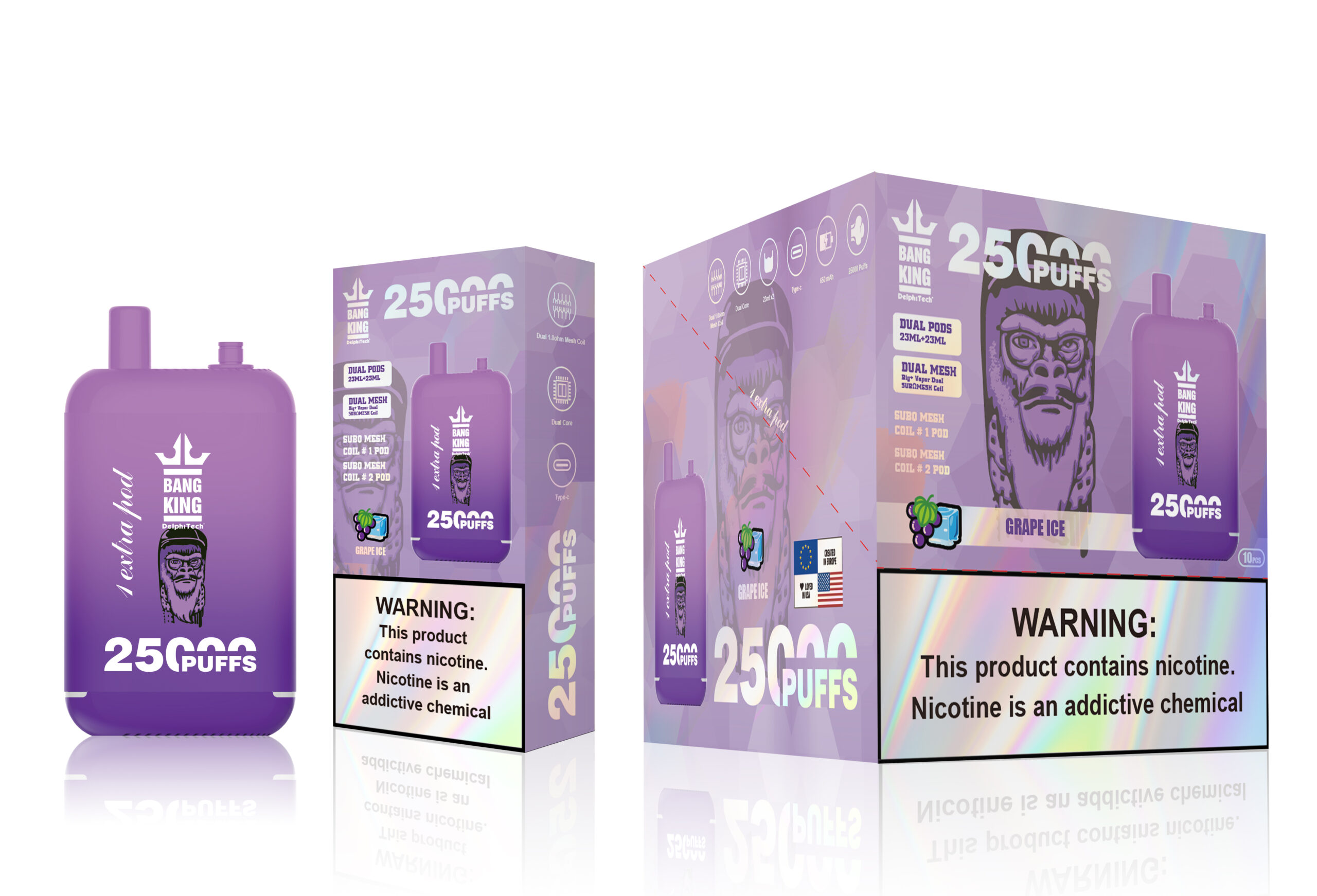 Bang King 25000 Grape Ice
