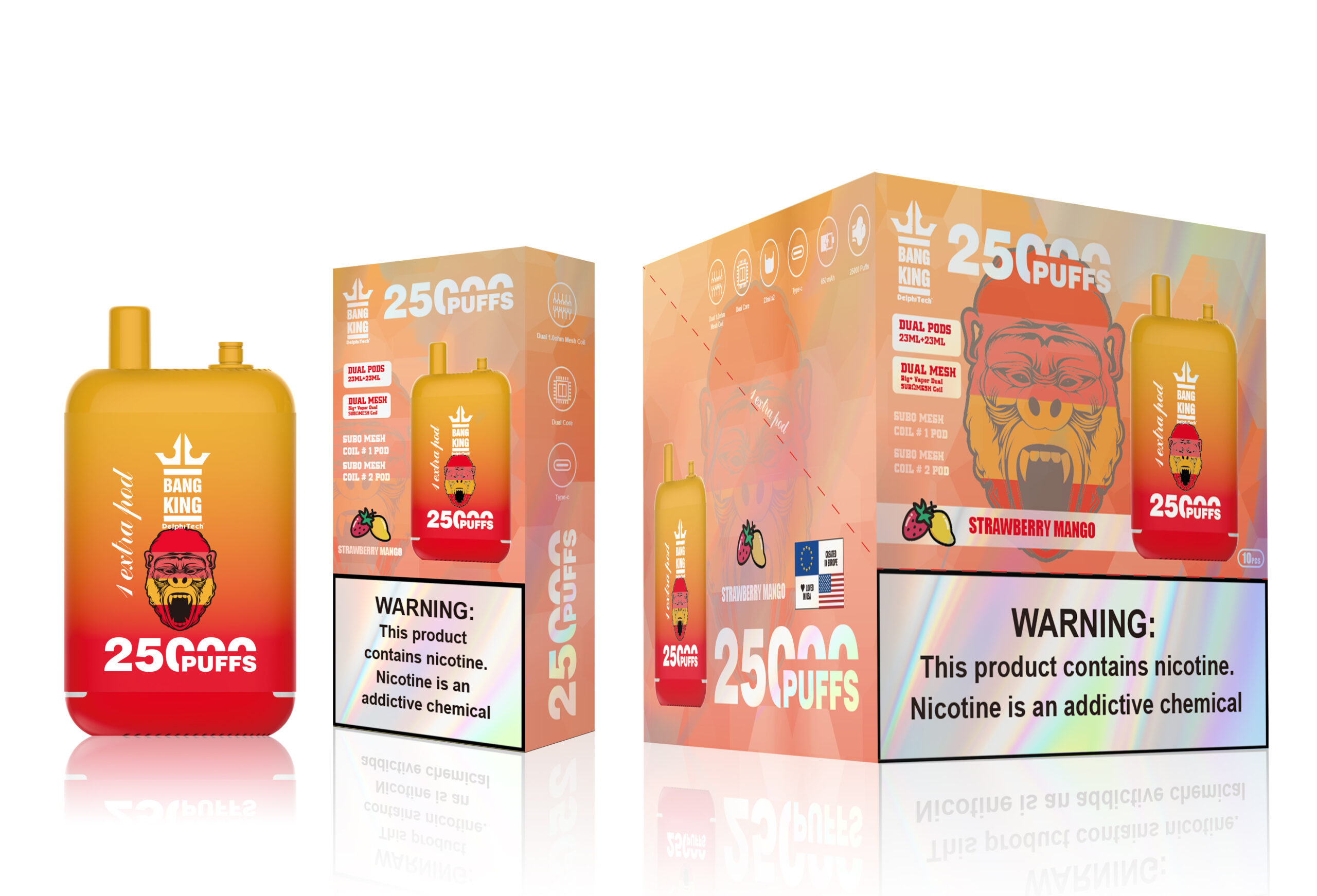 Bang King 25000 Strawberry Mango