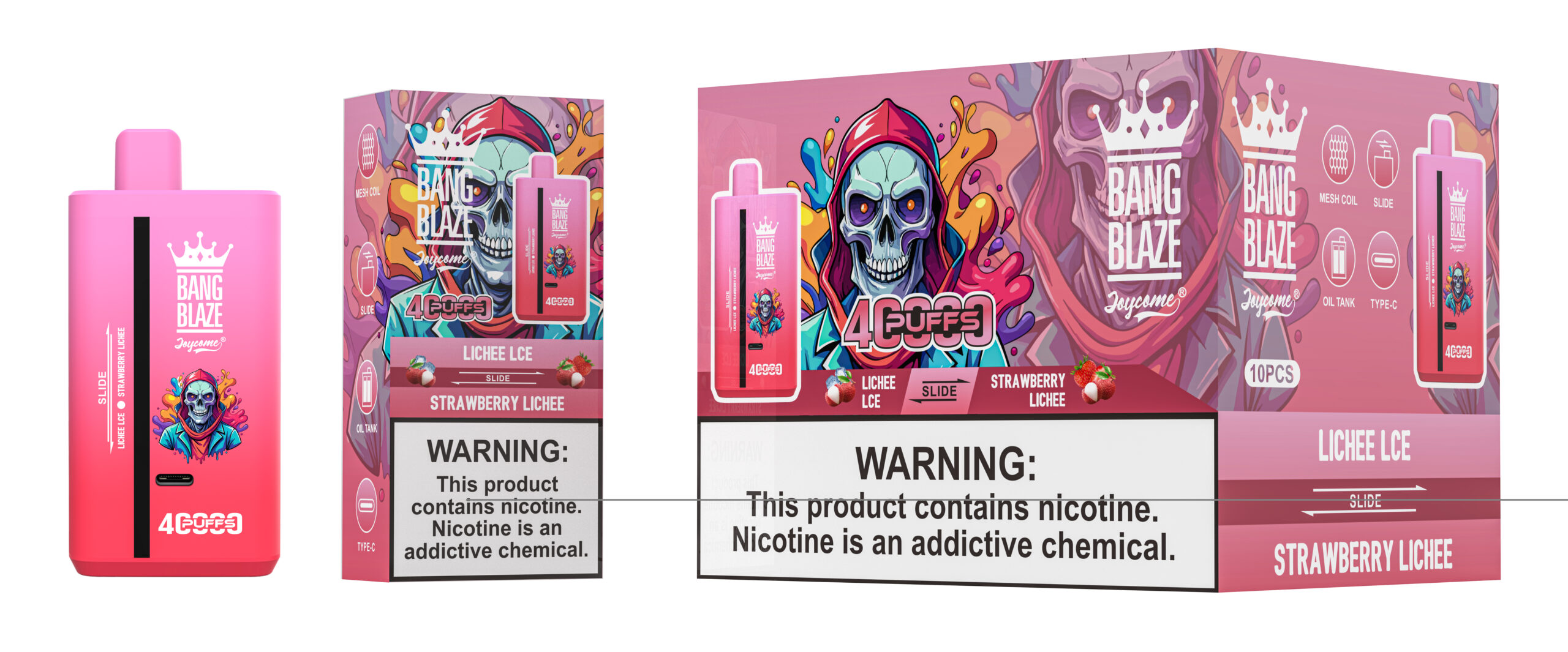 Bang Blaze 40000 Lychee Ice/Strawberry Lychee